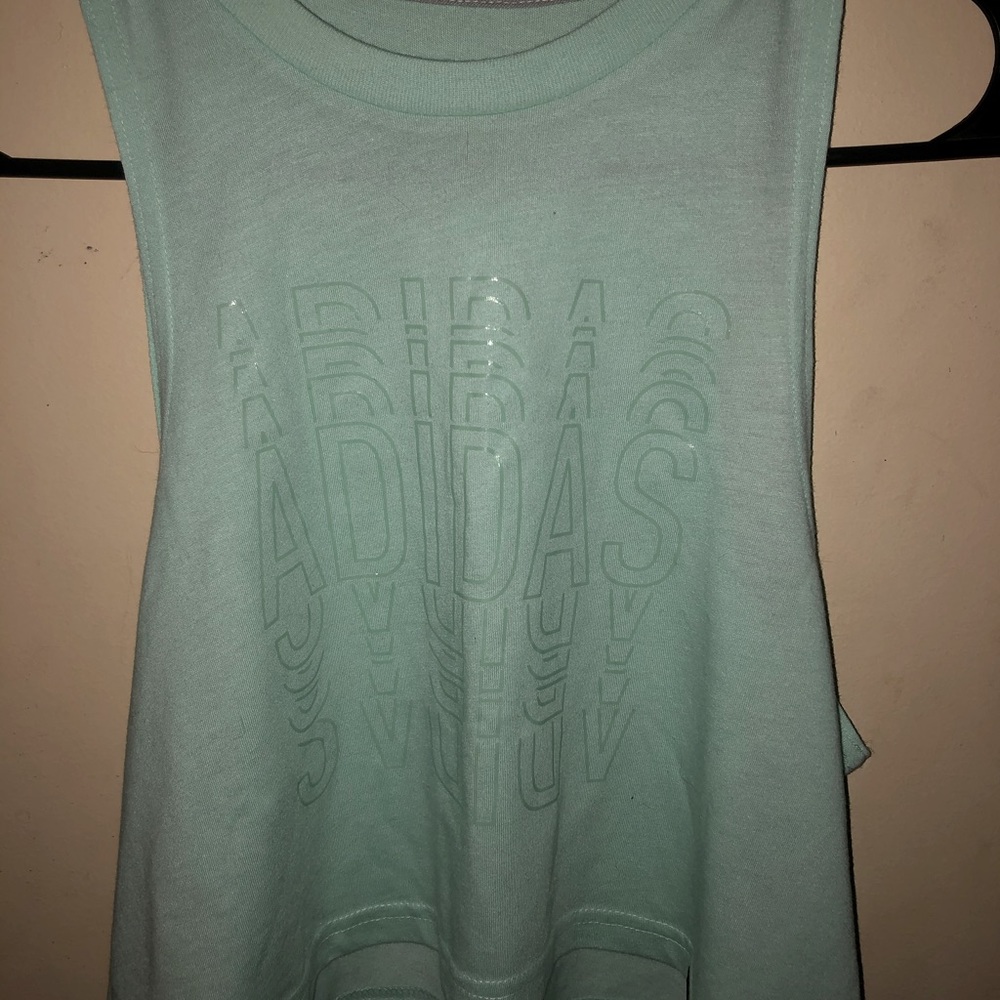 NEW! Teal adidas crop top